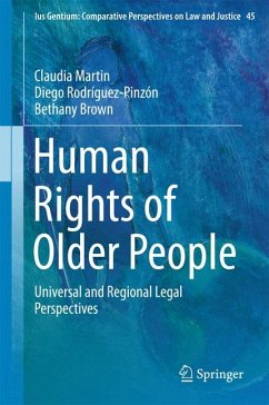 Human Rights of Older People (eBook, PDF) - Martin, Claudia; Rodríguez-Pinzón, Diego; Brown, Bethany