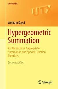 Hypergeometric Summation (eBook, PDF) - Koepf, Wolfram
