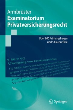 Examinatorium Privatversicherungsrecht (eBook, PDF) - Armbrüster, Christian