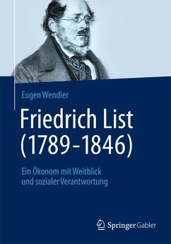 Friedrich List (1789-1846) (eBook, PDF) - Wendler, Eugen