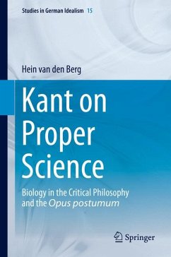 Kant on Proper Science (eBook, PDF) - van den Berg, Hein