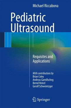 Pediatric Ultrasound (eBook, PDF) - Riccabona, Michael