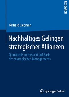 Nachhaltiges Gelingen strategischer Allianzen (eBook, PDF) - Salomon, Richard