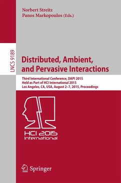 Distributed, Ambient, and Pervasive Interactions (eBook, PDF)