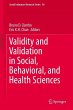 Validity and Validation in Social,... - Bild 1
