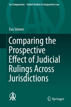 Comparing the Prospective Effect of Judicial Rulings Across Jurisdictions (eBook, PDF) - Steiner, Eva