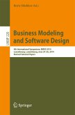 Business Modeling and Software Design (eBook, PDF)