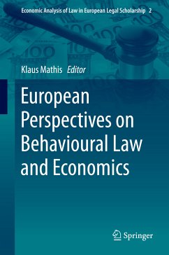 European Perspectives on Behavioural Law and Economics (eBook, PDF)