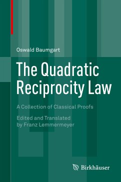 The Quadratic Reciprocity Law (eBook, PDF) - Baumgart, Oswald