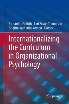 Internationalizing the Curriculum in Organizational Psychology (eBook, PDF)