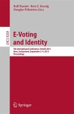 E-Voting and Identity (eBook, PDF)
