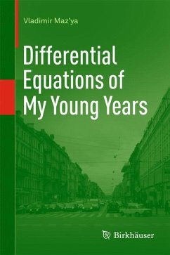 Differential Equations of My Young Years (eBook, PDF) - Maz'ya, Vladimir