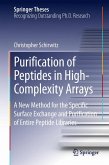 Purification of Peptides in High-Complexity Arrays (eBook, PDF)