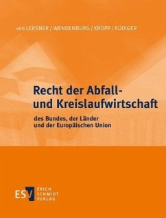 Cover Recht der Abfall- und Kreislaufwirtschaft des Bundes, der Länder und der Europäischen Union (RdA), 6 Ordner