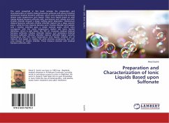 Preparation and Characterization of Ionic Liquids Based upon Sulfonate