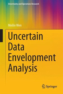 Uncertain Data Envelopment Analysis (eBook, PDF) - Wen, Meilin