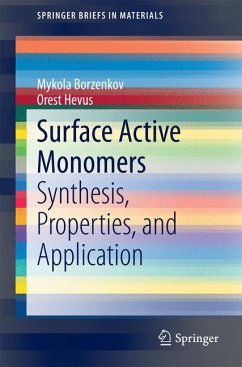 Surface Active Monomers (eBook, PDF) - Borzenkov, Mykola; Hevus, Orest