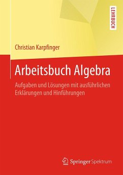 Arbeitsbuch Algebra (eBook, PDF) - Karpfinger, Christian