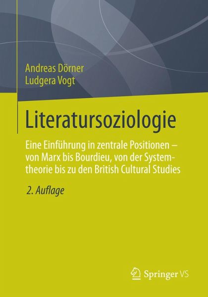 Literatursoziologie (eBook, PDF)