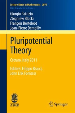 Pluripotential Theory (eBook, PDF) - Patrizio, Giorgio; Blocki, Zbigniew; Berteloot, Francois; Demailly, Jean Pierre