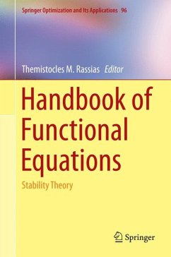 Handbook of Functional Equations (eBook, PDF)