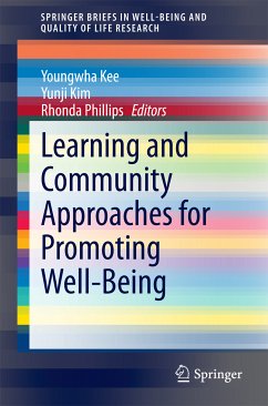 Learning and Community Approaches for Promoting Well-Being (eBook, PDF)