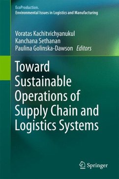 Toward Sustainable Operations of Supply Chain and Logistics Systems (eBook, PDF)