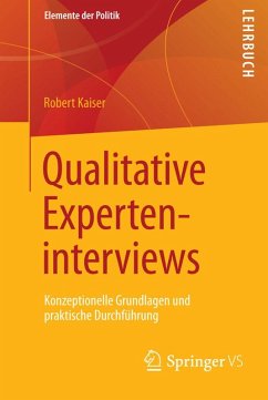 Qualitative Experteninterviews (eBook, PDF) - Kaiser, Robert