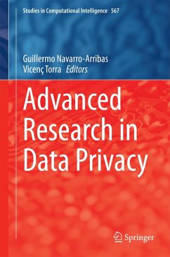 Advanced Research in Data Privacy (eBook, PDF)