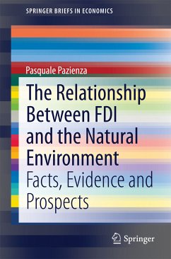 The Relationship Between FDI and the Natural Environment (eBook, PDF) - Pazienza, Pasquale