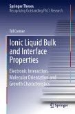 Ionic Liquid Bulk and Interface Properties (eBook, PDF)