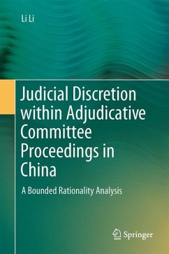 Judicial Discretion within Adjudicative Committee Proceedings in China (eBook, PDF) - Li, Li