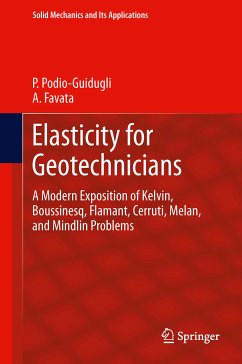Elasticity for Geotechnicians (eBook, PDF) - Podio-Guidugli, Paolo; Favata, Antonino