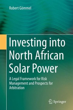 Investing into North African Solar Power (eBook, PDF) - Gömmel, Robert