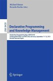 Declarative Programming and Knowledge Management (eBook, PDF)