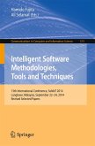 Intelligent Software Methodologies, Tools and Techniques (eBook, PDF)