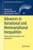 Advances in Variational and Hemivariational Inequalities (eBook, PDF)