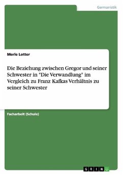 Die Beziehung zwischen Gregor und seiner Schwester in 