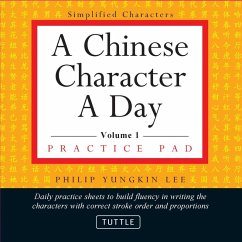 Cover Chinese Character a Day Practice Pad Volume 1 (eBook, ePUB)