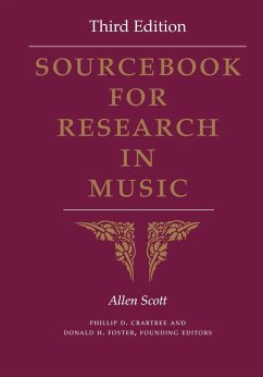 Sourcebook for Research in Music, Third Edition (eBook, ePUB) - Scott, Allen