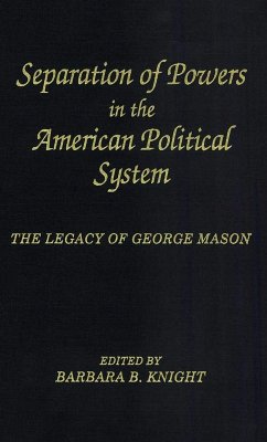 Cover Separation of Powers in the American Political System (eBook, ePUB)