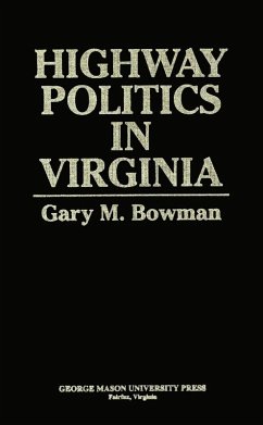 Cover Highway Politics in Virginia (eBook, ePUB)