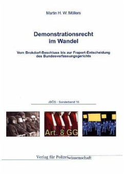 Cover Demonstrationsrecht im Wandel