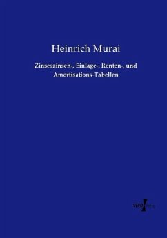 Cover Zinseszinsen-, Einlage-, Renten-, und Amortisations-Tabellen