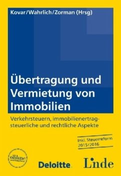 Cover Übertragung und Vermietung von Immobilien (f. Österreich)
