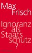 Ignoranz als Staatsschutz? (eBook, ePUB) - Bild 1