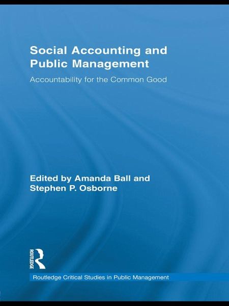 Social Accounting and Public Management (eBook, PDF)