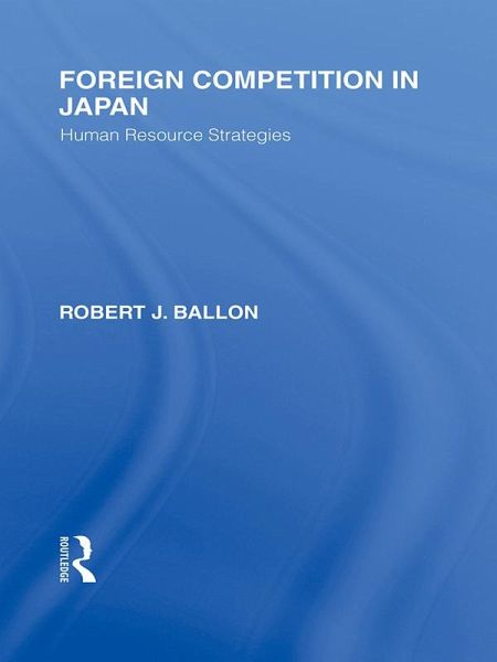 Foreign Competition in Japan (eBook, PDF)