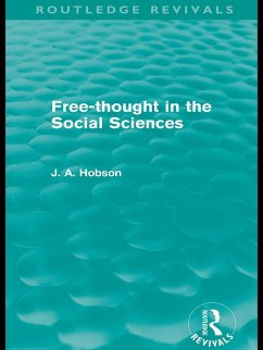 Cover Free-Thought in the Social Sciences (Routledge Revivals) (eBook, PDF)