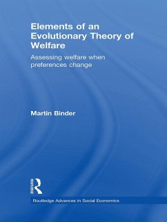 Cover Elements of an Evolutionary Theory of Welfare (eBook, PDF)